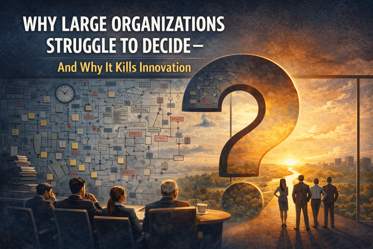 Preview image for Why Large Organizations Struggle to Decide and Why It Kills Innovation